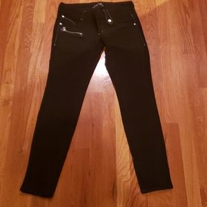 Bebe premium denim black skinny jeans
